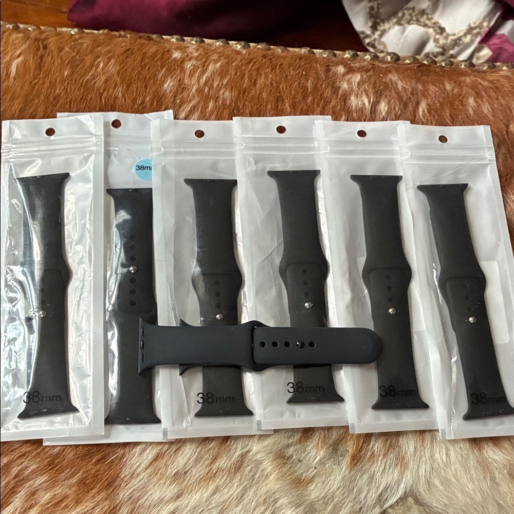 7 Apple Watch Bands - 6 NWT